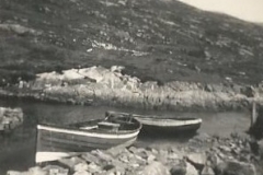 Donald's boats in the harbour at Locheynort