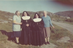 Kate, Sr Barbara, Sr Paschal & Sarah